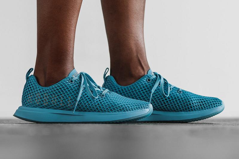 Women's Nobull Neon Mesh Running Shoes Blue | SG K2745O